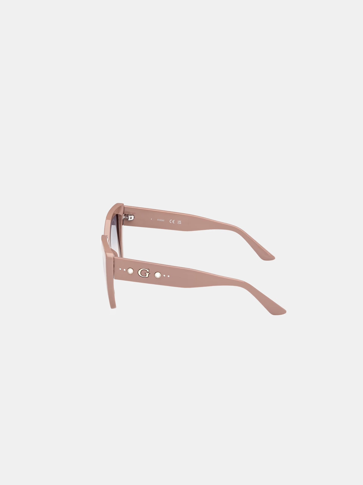 Lunettes de soleil carrées Guess – Rose